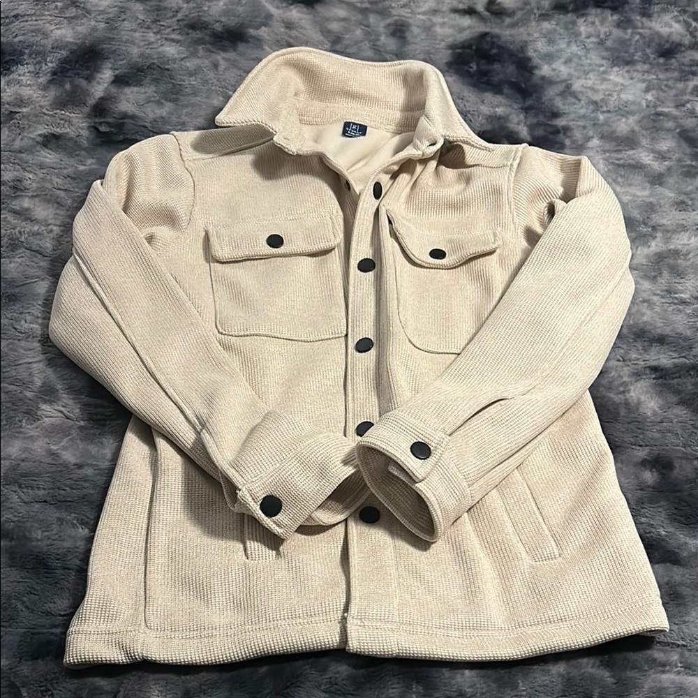 Men’s Cream Jacket bottom jacket